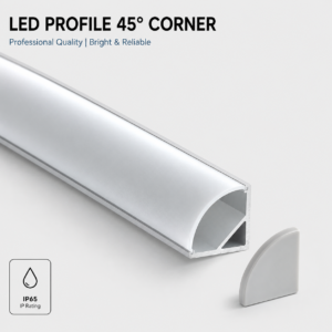 2m slim led profile (45° angle)