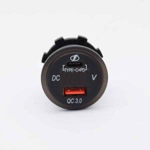 Usb Charging Socket With Volt Meter (3amp)