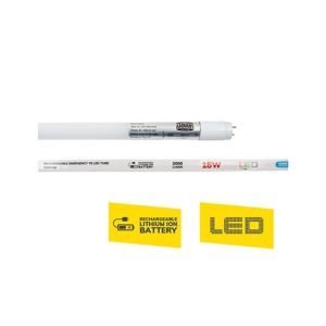 LED TUBE T8 / BACK-UP BATTERY / 1200mm / 4 FT / AC 18W / DC 3W / 2000Lm / DC 300Lm / Fluorescent Replacement / 1 Year Warranty