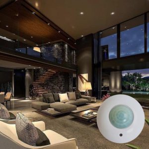 LED Motion Sensor / Indoor Use / Infrared / 220V / 180° Angle / 5 Amp