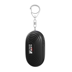 this Image shows a personal black alarm