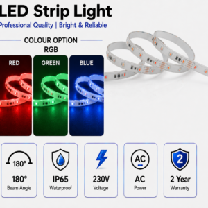 13w 230v ip65 dyce smd rgb strip light