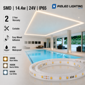 14.4w 24v ip65 outdoor rgb strip light